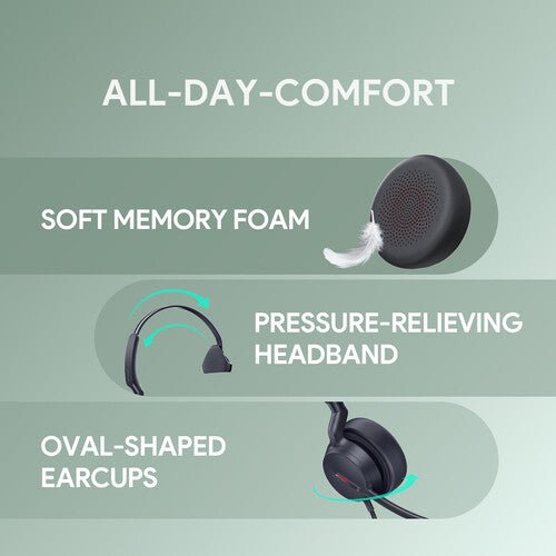 Yealink UH44 Mono Teams Wired USB Headset USB-C/A Black