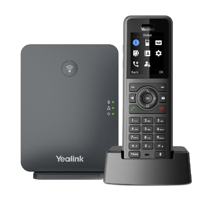 Yealink W77P Rugged IP DECT Phone System Black