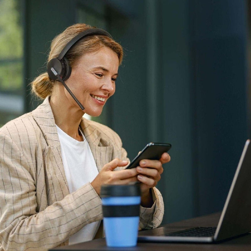Yealink WH64 Mono Teams DECT Wireless Headset Black