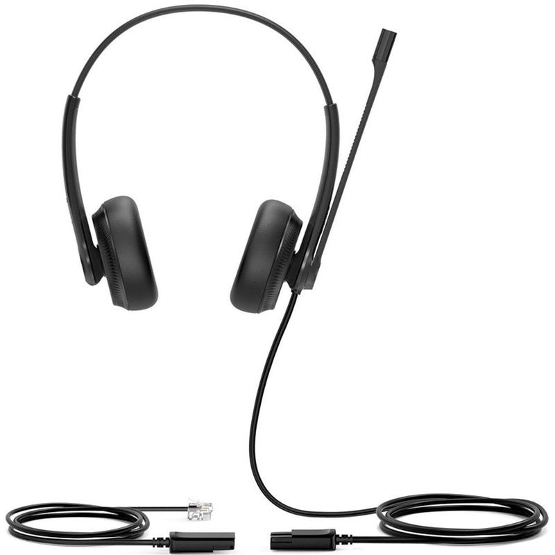 Yealink YHS34 Mono QD to RJ Wired Headset for 3rd Party Phones