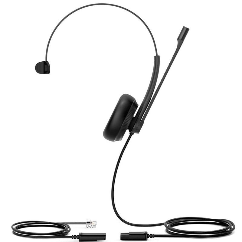 Yealink YHS34 Mono QD to RJ Wired Headset 1308022