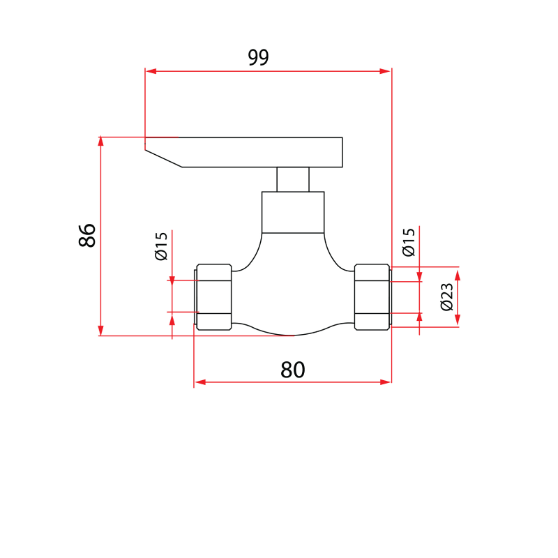 Rubine FRESCO S97300 Stop Valve