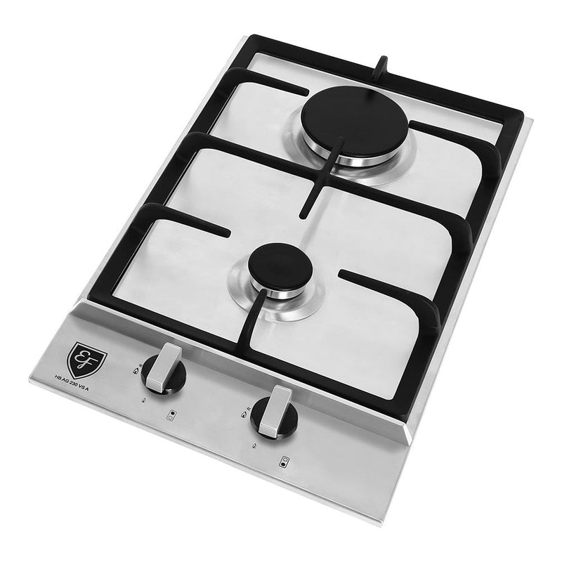 EF HB AG 230VS A 30cm Built in Stainless Steel Gas Hob HBAG230VSA | Lion City Company.