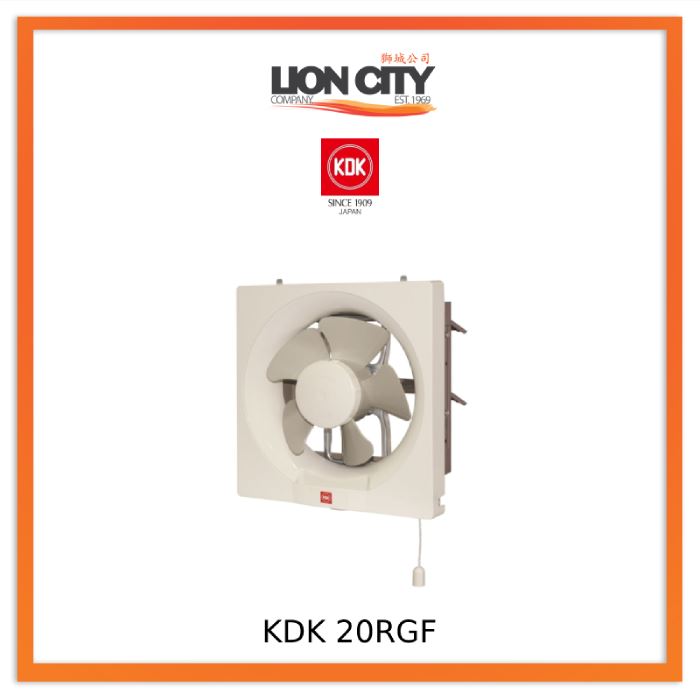 KDK 20RGF Wall Mount Ventilating Fan