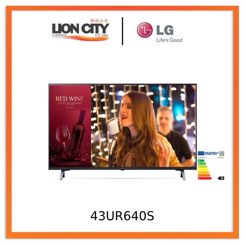 LG 43UR640S 43" UHD TV Signage