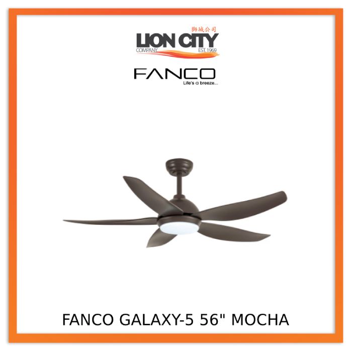 Fanco Galaxy 5 38"/ 48"/56" DC LED Ceiling Fan