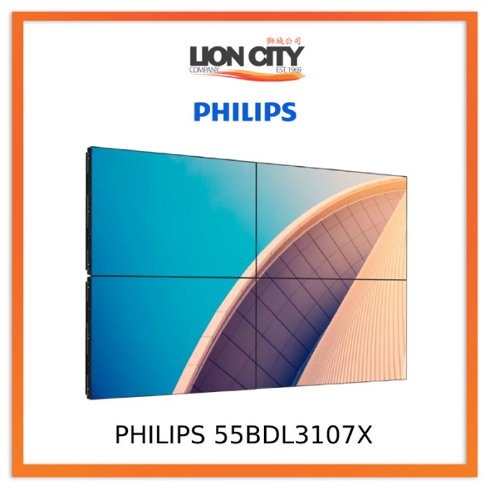 PHILIPS 55BDL3107X 55" Full HD Video Wall Display with Direct LED 700 nit
