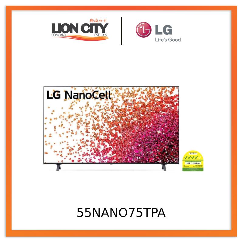 LG 55NANO75TPA NANO75 55-inch 4K Nanocell TV with AI ThinQ