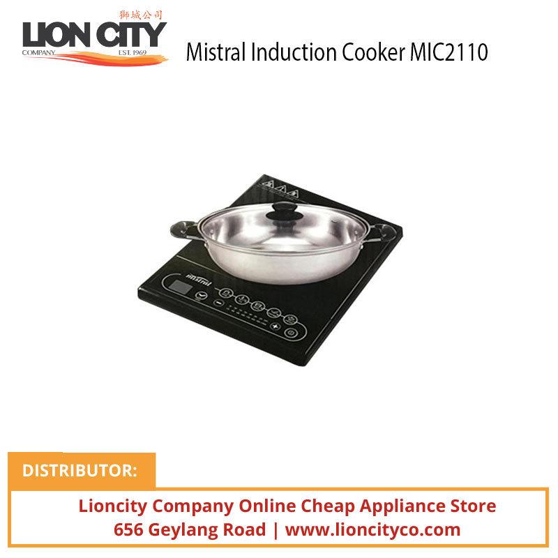 Mistral MIC2110 Induction Cooker - Black | Lion City Company.