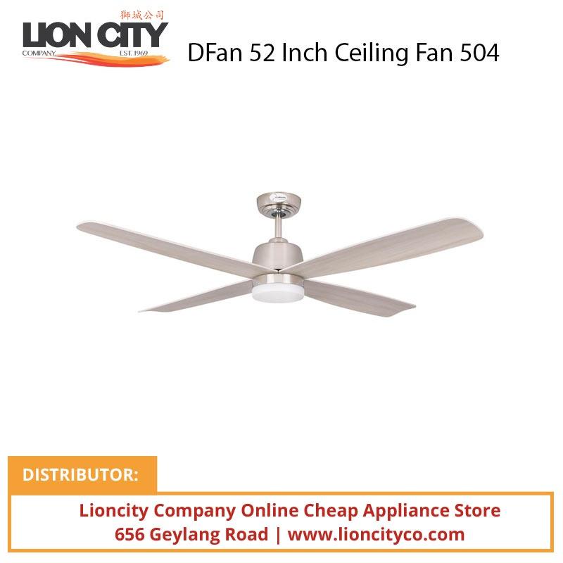 DFan 52 Inch Ceiling Fan 504 | Lion City Company.