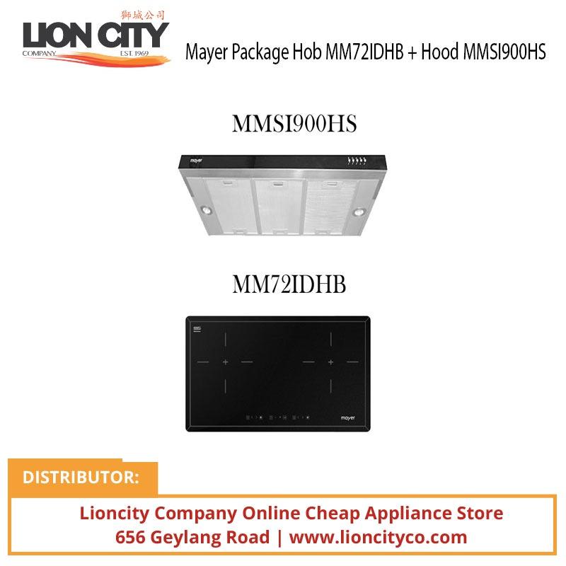 Mayer Package Hob MM72IDHB + Hood MMSI900HS | Lion City Company.