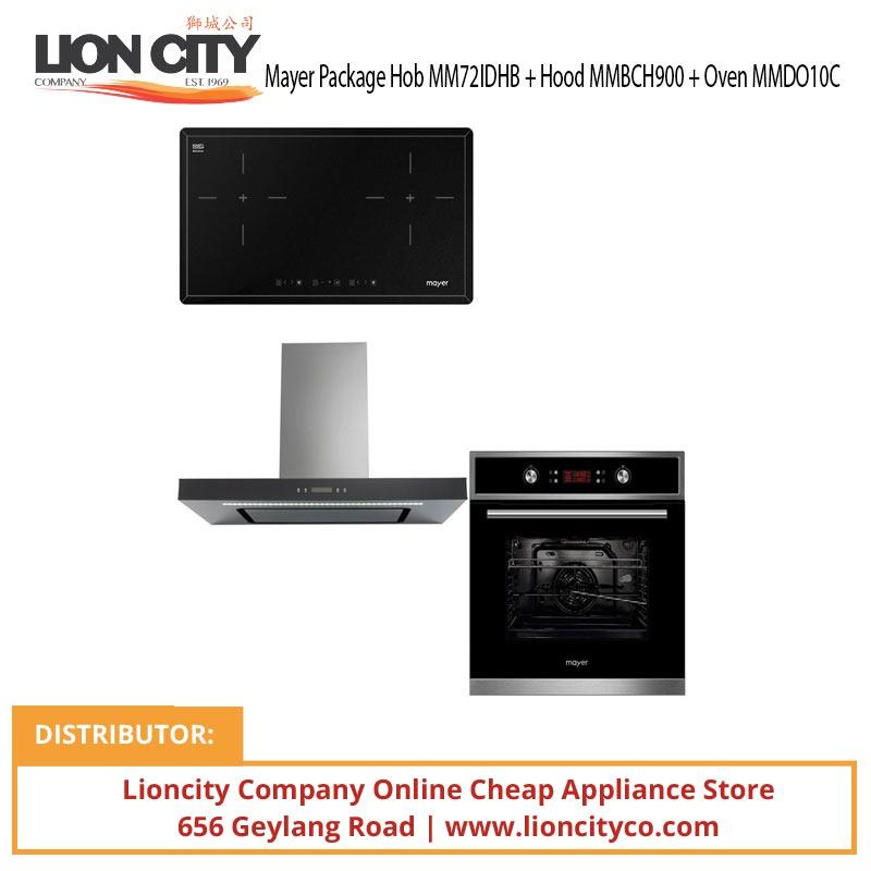 Mayer Package Hob MM72IDHB + Hood MMBCH900 + Oven MMDO10C | Lion City Company.
