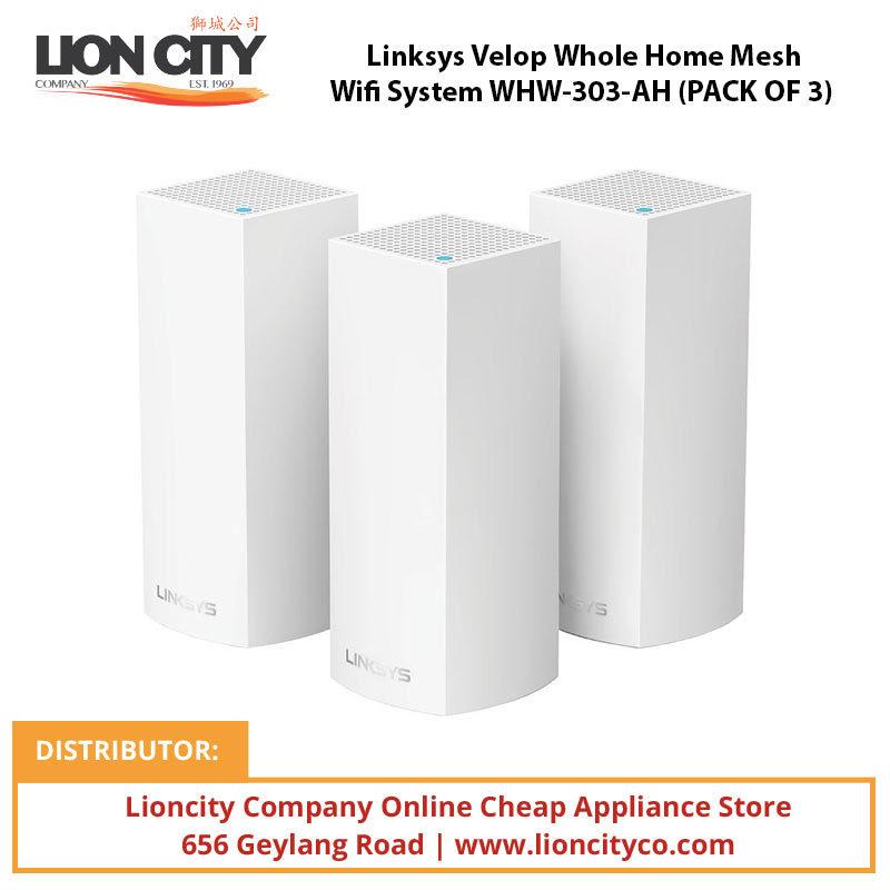 Linksys Velop Whole Home Mesh Wifi System WHW-303-AH (PACK OF 3) | Lion City Company.