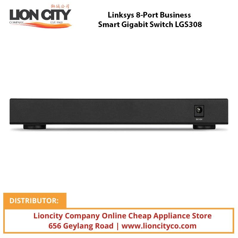 Linksys 8-Port Business Smart Gigabit Switch LGS308 | Lion City Company.