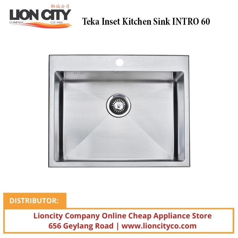 Teka Inset Kitchen Sink INTRO60 | Lion City Company.