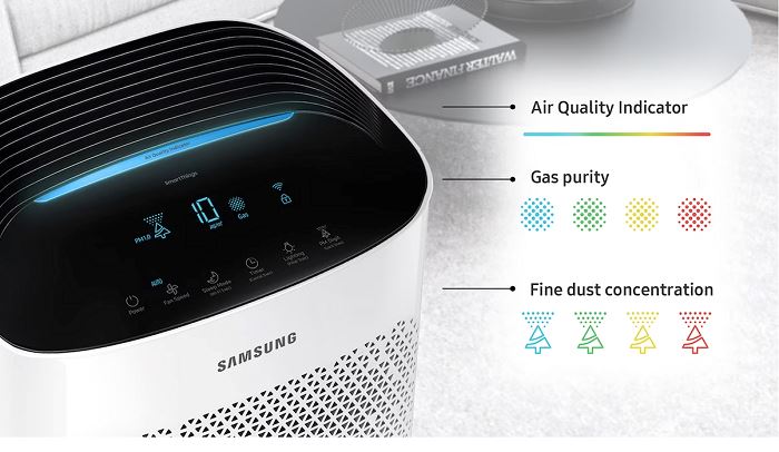 Samsung AX60R5080WD/ME Smart Air Purifier, 60 ㎡