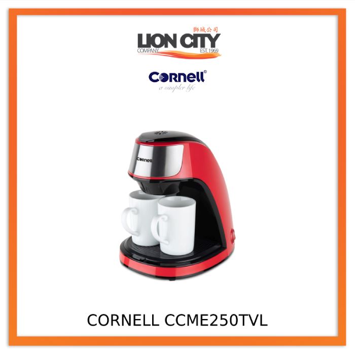 Cornell 2 Cups Coffee Maker CCME250TVL - Amtek Marketing Services