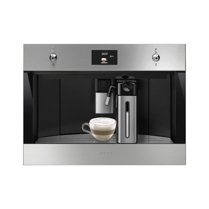 Smeg CMS4303X Automatic Built-in Espresso Coffee Machine 45cm Compact Classica Aesthetic