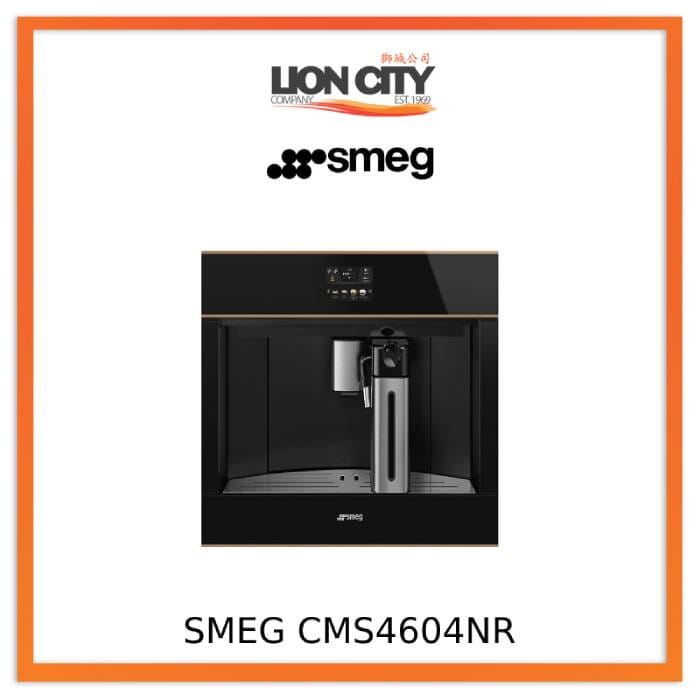 Smeg CMS4604NR Automatic Built-in Espresso Coffee Machine 45 cm Compact Dolce Stil Novo