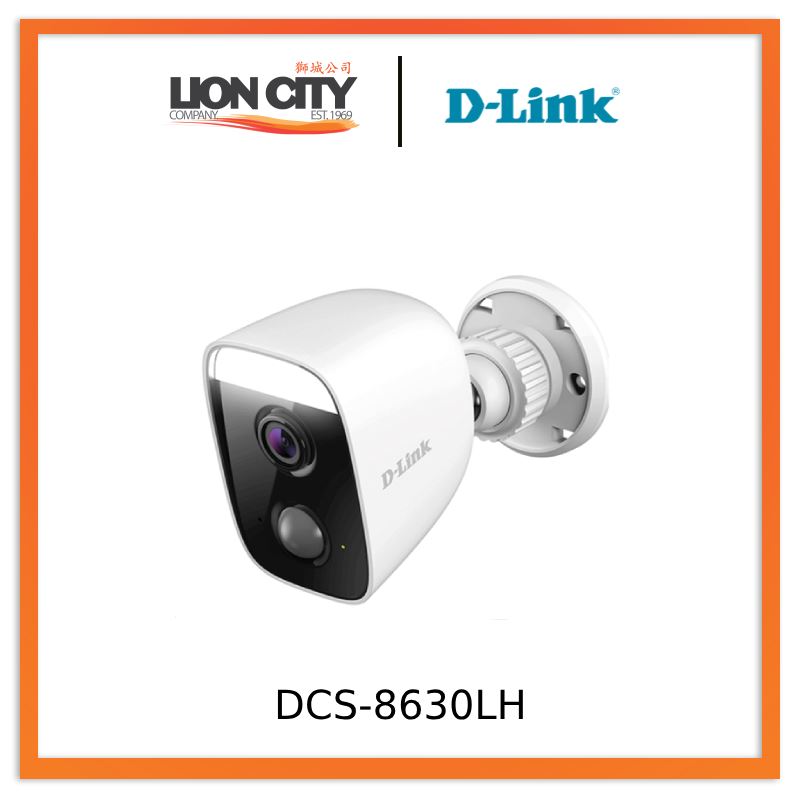 D-Link DCS-8630LH Full HD Outdoor Wi-Fi Spotlight Camera with Built-in Smart Home Hub