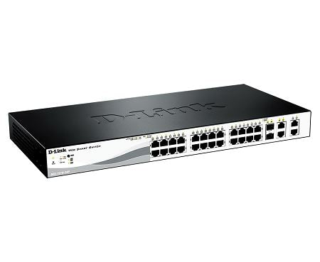 D-Link DES-1210-28P 28-Port PoE Fast Ethernet Smart Managed Switch