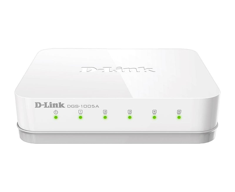 D-Link DGS-1005A 5-Port Gigabit Unmanaged Desktop Switch | Lion City Company.