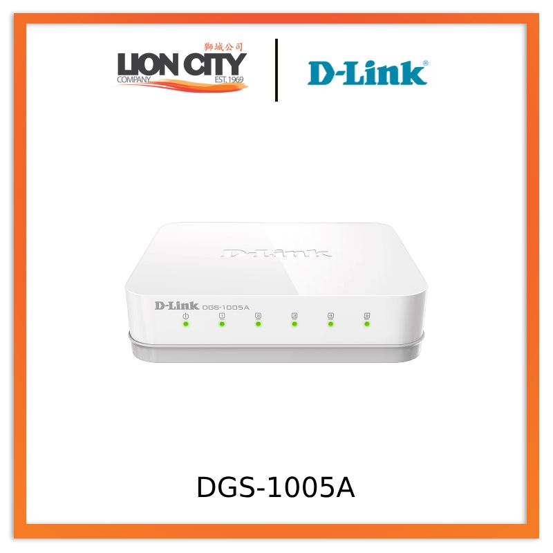 D-Link DGS-1005A 5-Port Gigabit Unmanaged Desktop Switch "PRE-ORDER ONLY"