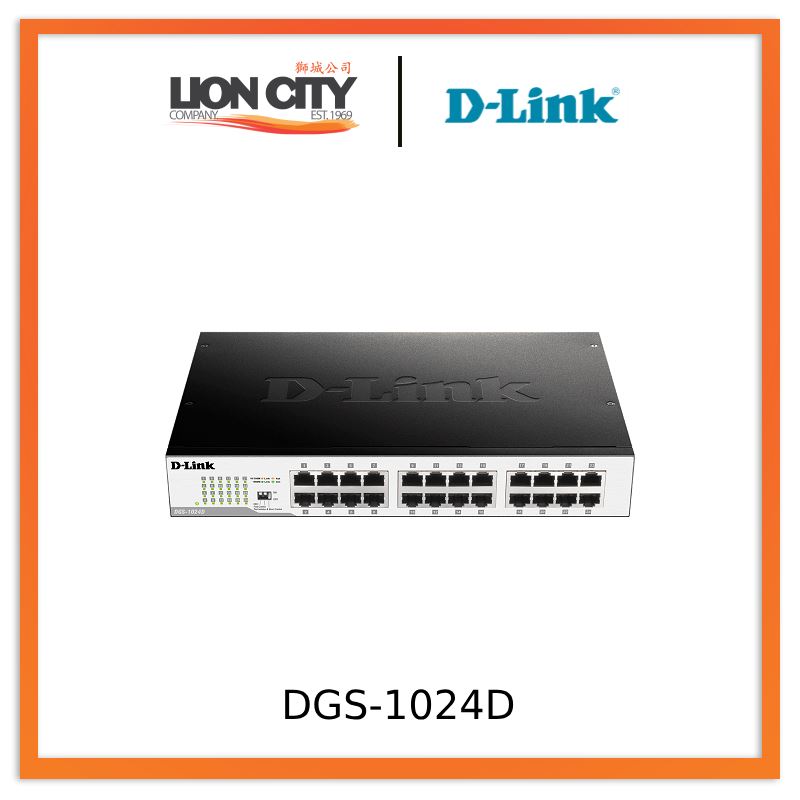 D-Link DGS-1024D 24-Port Gigabit Unmanaged Desktop Switch "PRE-ORDER ONLY"