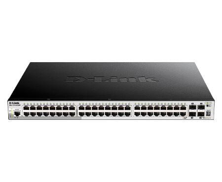 D-Link DGS-1510-52XMP Gigabit Stackable Smart Managed Switch with 10G Uplinks