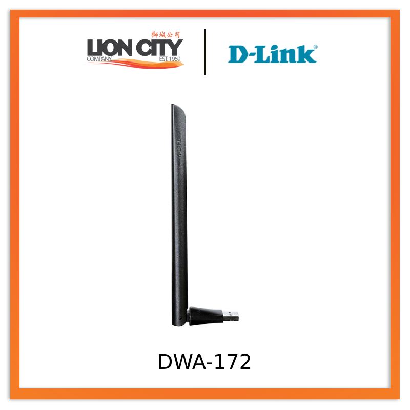 D-Link DWA-172 Wireless AC600 Dual Band High Gain USB Adapter