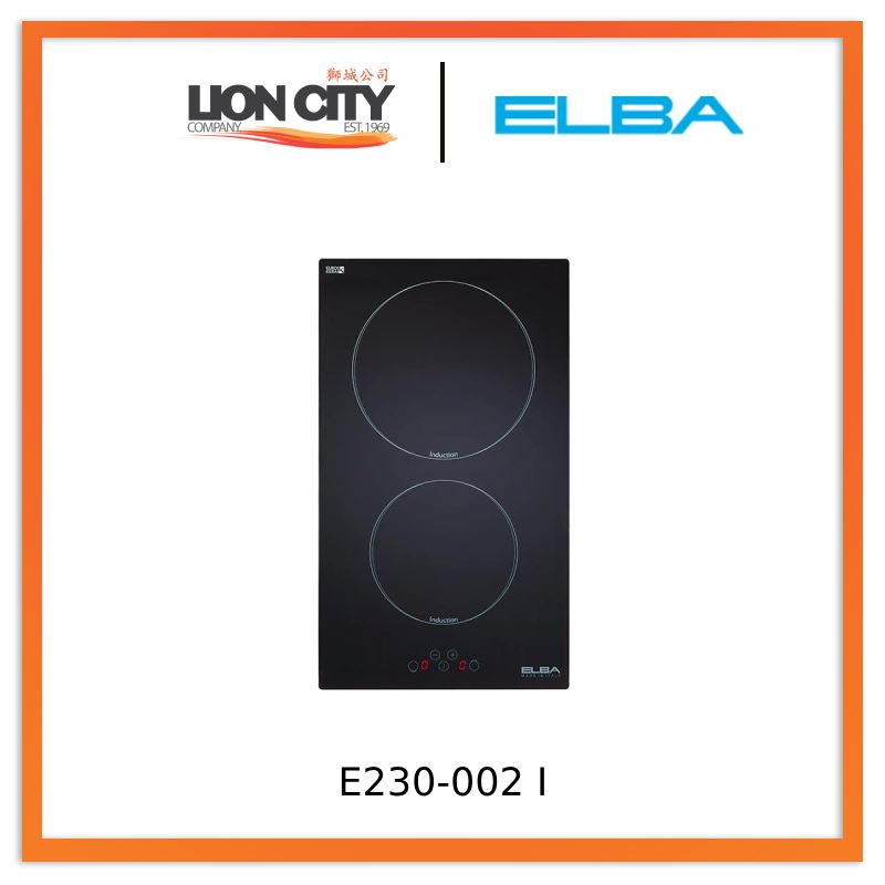 Elba 30cm 3.7kw, 2 Zones Built-in Induction Hob E230-002I