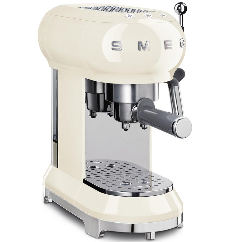 Smeg ECF01CRUK  Espresso Coffee Machine Cream | Lion City Company.
