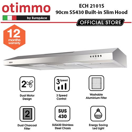 Europace ECH2101S 90cm Slim Hood | Lion City Company.