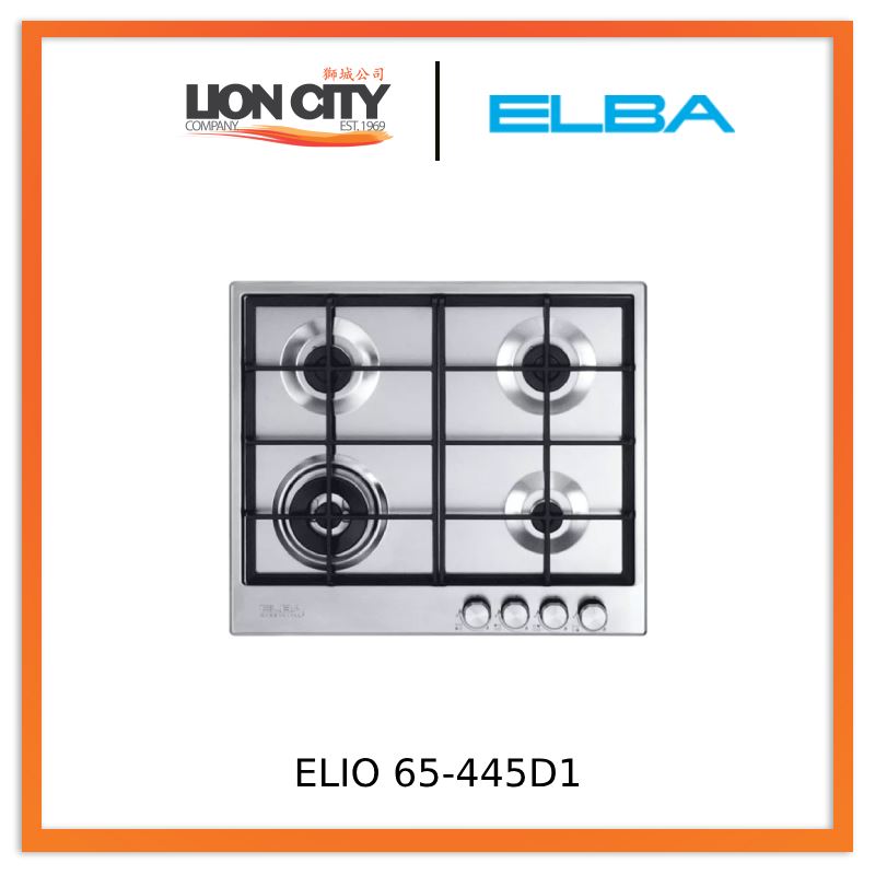 Elba ELIO65-445 60cm 4 burners Built-in Gas Hob ELIO 65-445D1