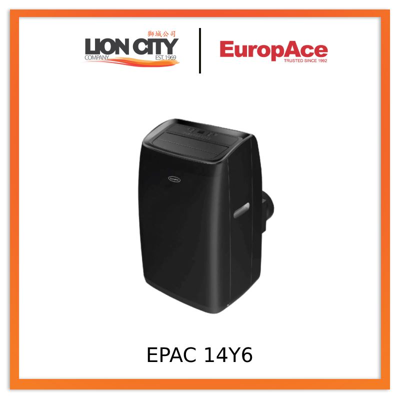 EuropAce EPAC 14Y6 4-In-1 Portable Aircon with Remote Control