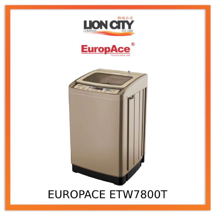 Europace ETW7800T - Mocha/C. Gold 8kg Top-Load Washing Machine
