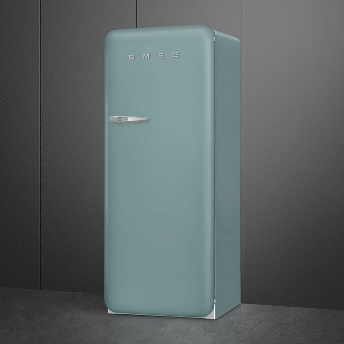 Smeg FAB28RDEG5/RDRB5/RDTP5 Free Standing Refrigerator One Door, Emerald Green 50's Style Aesthetic