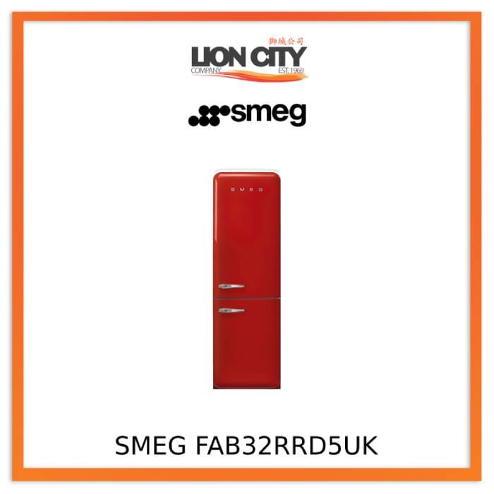 Smeg FAB32RRD5UK Refrigerator 50's Style - Red