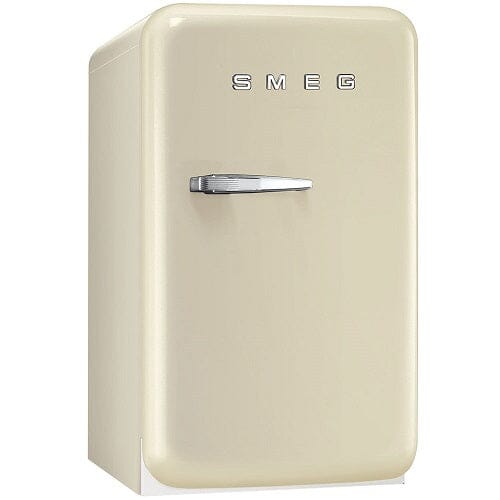 Smeg FAB5RCR5 Free Standing Refrigerator One Door, Cream 50's Style Aesthetic