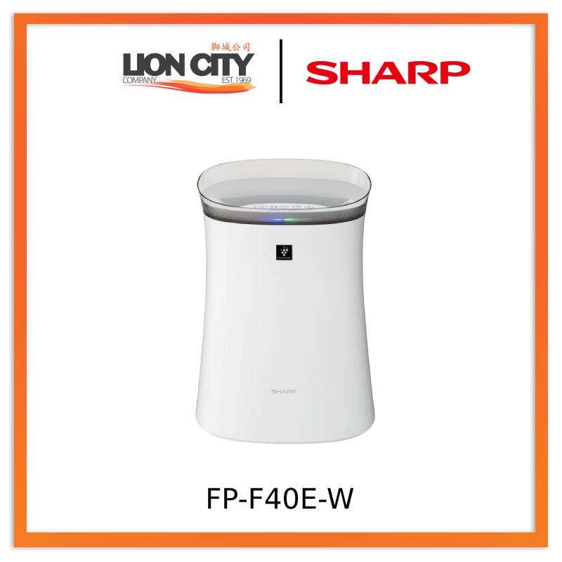 Sharp FP-F40E-W 30m² Plasmacluster Air Purifier