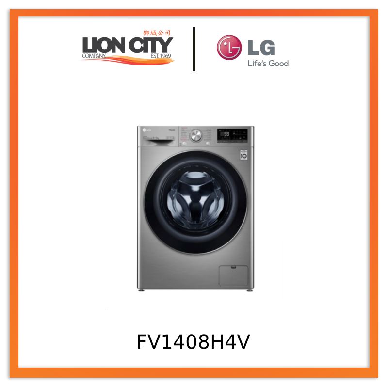 LG FV1408H4V AI DD™ Front Load Combo Washer Dryer (8/6kg)