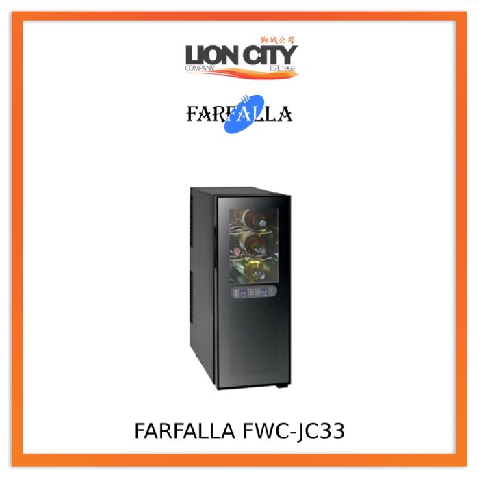 Farfalla FWC-JC33 Dual Temperature Wine Cooler 12 Bottles | Lion City Company.