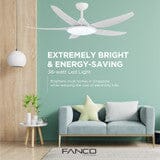 Fanco Tributo 46"/56" Ceiling Fan with Light
