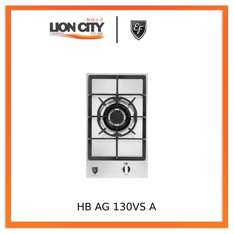 EF HB AG 130VS A 30cm Built in Stainless Steel Gas Hob HBAG130VSA | Lion City Company.