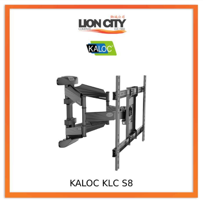 KALOC KLC S8 bracket tv wall mount tv mount full motion for 40-85 inch TV