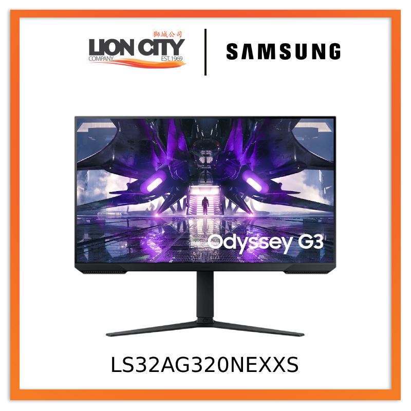 Samsung 32" LS32AG320NEXXS Odyssey G3 Gaming Monitor With 165Hz Refresh Rate