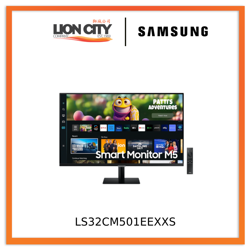 Samsung LS32CM500EEXXS/LS32CM501EEXXS 32” Smart Monitor M5