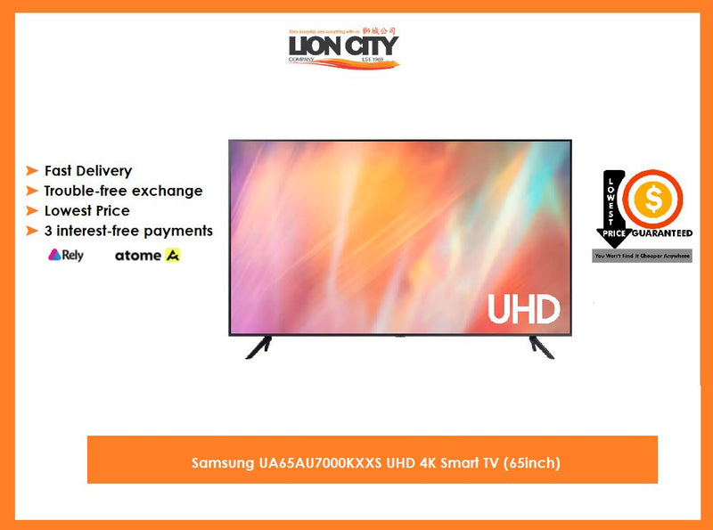 Samsung UA65AU7000KXXS UHD 4K Smart TV (65inch)