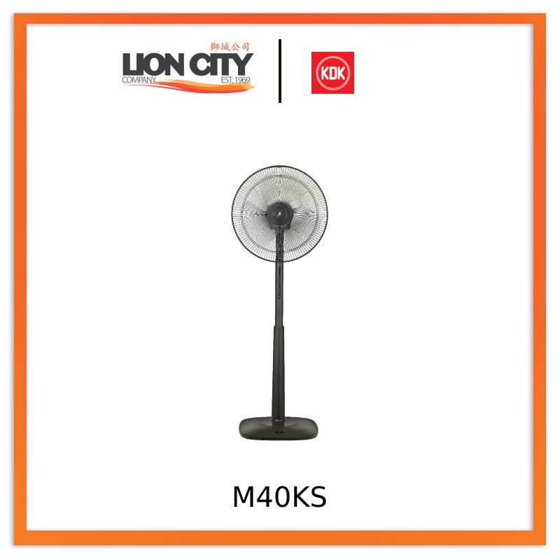KDK M40KS Stand Fan with Alleru-Buster filter, Remote Control and Adjustable Height