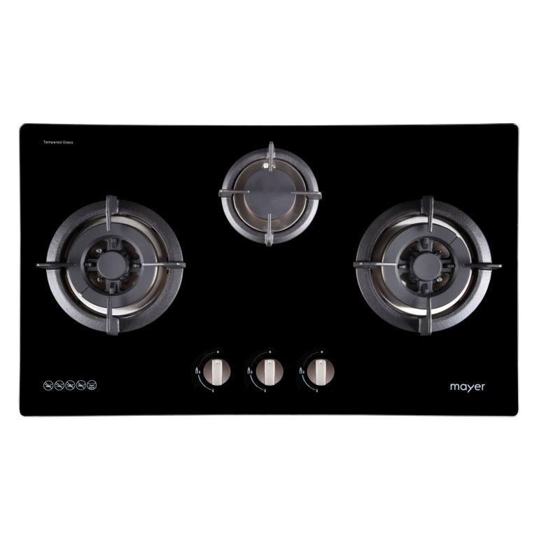 Mayer MMGH773 Built-In Gas Hob 3 Burners + MMBCH900 Chimney Hood | Lion City Company.